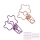 thumbnail image 3 of 100 clips bonitos para encuadernación con forma de flor de dibujos animados, abrazaderas de papel color rosa dorado y morado para el hogar, la escuela y la oficina, 3 of 5