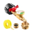 thumbnail image 1 of QCC Propane Bottle Charging Connector Luminous Watch And Ball Valv0-e Gas Tank Gas Adapter and Bottle cap *1+ raw material tape, 1 of 5