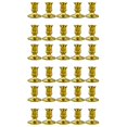 thumbnail image 1 of 30X Gold Pillar Candle Base Taper Candle Holder Candlestick Christmas Party Decor, 1 of 6