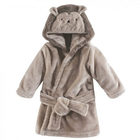 UPC: 0660168571592 | Hudson Baby Infant Plush Animal Face Bathrobe Hedgehog 0-9 Months