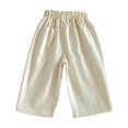 thumbnail image 4 of CONZONE Kids Boys Corduroy Pants Wide Leg Casual Pants for Child Elastic Waist Baggy Fall Winter Jogger Pants with Pockets, 4 of 7
