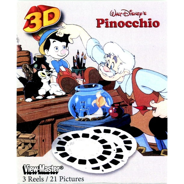 Pinocchio - Disney's Classic ViewMaster - 3 Reel Set - Walmart.com