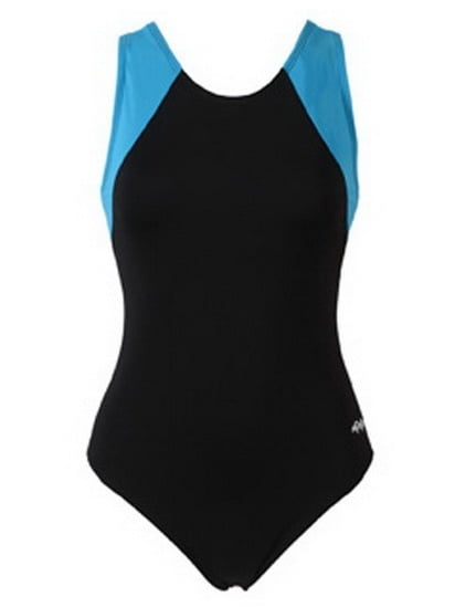 Adoretex Women's Polyester Unitard Swimsuit (FP003) - Black - 22 