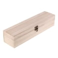 thumbnail image 1 of jifeng Natural Wood Box with Lid and Clasp - Make Your Own Gift, Jewelry, Memory Box-, 1 of 7