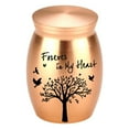 thumbnail image 1 of Kjfeif Personalized Small Pet Urn for Ashes - Waterproof Cremation Keepsake Stainless Steel Memorial Urn with Tree Patterns and Text for Ashes Holder Memorial Dog Cat Funeral Decorative, 1 of 6