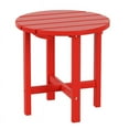thumbnail image 1 of Afuera Living Table d'Appoint Ronde Contemporaine 18 Pouces en Rouge, 1 of 6