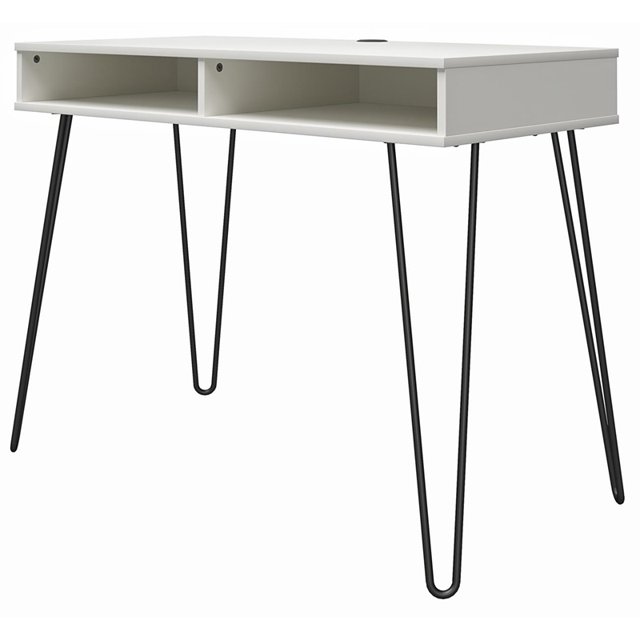 Ameriwood Home Owen Computer Desk with Storage in White