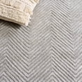 thumbnail image 6 of Safavieh Glamour Petar Chevron Area Rug, Silver, 6' x 6' Round, 6 of 10
