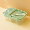 thumbnail image 1 of Students Divided Lunch Box Can Be Microwave Heated Lunch Box Salad Fruit Transparent Lunch Box, 1 of 7