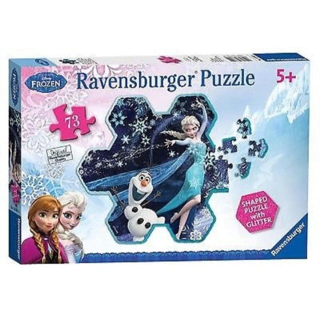 New Ravensburger Disney Frozen Elsa's Snowflake 73 piece Shaped Jigsaw Puzzle 