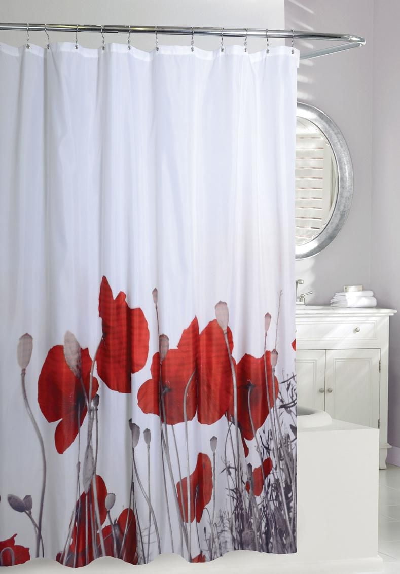 RIDEAU DE DOUCHE MODA POPPY FIELDS
