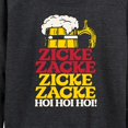 thumbnail image 3 of Instant Message - Zicke Zacke Hoi Hoi Oktoberfest - Women's Lightweight French Terry Long Sleeve Shirt, 3 of 6
