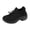 Black, variant on Women's Orthopedic Sock Sneakers Arch Support Slip on Breathable Comfortable Walking Running Shoes
