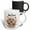 Multicolor, variant on 3drose, Thanksgiving Cockapoo Dog Thats a Cocker Spaniel Poodle Mix, 15oz Two-tone Black Mug