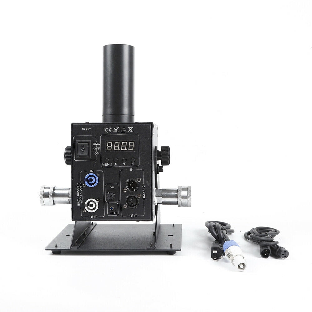 Fichiouy Jet Machine DMX Control for Show Club Party, Black