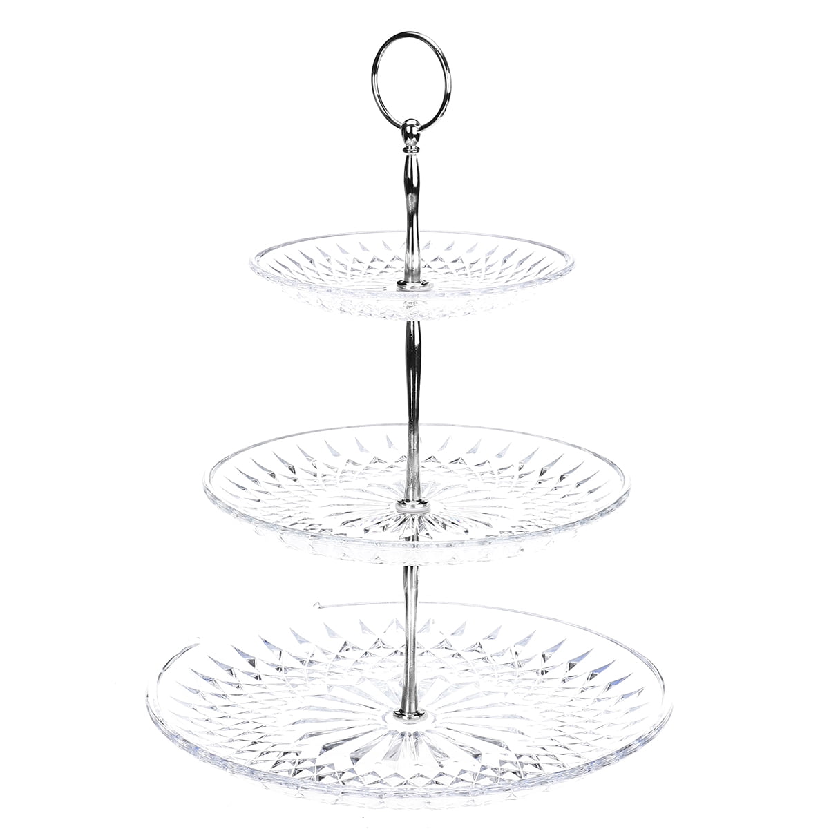 3 Tiered Serving Stand Gold/silver Serving Tray For Parties Round