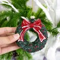 thumbnail image 5 of Christmas Tree Pendant House Car Wreath Drum Xmas Tree Hanging Ornament New Year Chrismas Party Decoration For Home Navidad Noel, 5 of 5