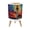 Color 3, variant on Stained Glassed Style Small Trash Can with Lid Rainbow Colorful 1.8 Gallon Dog Proof Trash Can Round Garbage Can Waste Bin Wastebasket for Bathroom Bedroom Living Room