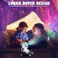 thumbnail image 4 of KANCOKIT Astronaut Galaxy Star Projector Night Light, 360° Space Man Lunar Rover Buddy Starry Nebula Ceiling Projector Lamp for Kid Adult Room Decor Halloween Christmas Gifts, 4 of 7