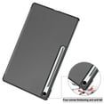 thumbnail image 5 of ELEHOLD Case for Samsung Galaxy Tab S10 FE+, PU Leather Folio Case with Kickstand & Auto Sleep/Wake, Slim Lightweight Protective Cover,Gray, 5 of 7