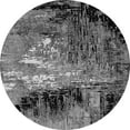 thumbnail image 1 of Ahgly Company Indoor Round Oriental Gray Industrial Area Rugs, 6' Round, 1 of 4