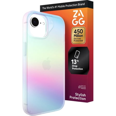 ZAGG Milan Case for iPhone 16e/ 15/ 14/ 13 Iridescent