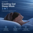 thumbnail image 3 of Cooling Eye Mask for Puffy Eyes: Fsa Eligible Items Hsa, Ice Eye Pack for Migraine After Surgery Relief - Reuable Cold Compress for Headache Puffiness - Comfortable Perfect Fit Gel Sleep Mask, 3 of 14