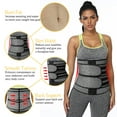 thumbnail image 5 of QRIC Women Workout Hot Sweat Waist Trainer Corset Gym, Sports, Workout Fitness Trimmer Belt for Weight Loss Double Firm Control Compression Abs Belt for Women Faja de mujer, 5 of 7
