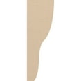 thumbnail image 3 of 2"W x 4"D x 12"H Thin Greensboro Rough Cedar Woodgrain TimberThane Corbel, Primed Tan, 3 of 6