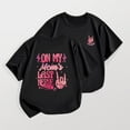 thumbnail image 2 of TAIAOJING Toddler Girls Graphic Tees Letter Print Short Sleeve T-Shirt Cute Summer Tops Fashionable 100, 2 of 5
