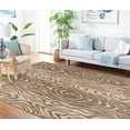 thumbnail image 3 of SAFAVIEH Martha Stewart Layered Faux Bois Indoor Area Rug, Coffee/Sand, 6'7" x 9'6", 3 of 6