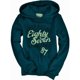 thumbnail image 1 of Aeropostale - Sudadera con capucha para mujer Eighty Seven Script, verde, pequeña, 1 of 1