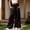 Black, variant on Women's Wide Leg Pant Wrap Tie Front High Waist Pants Elastic Loose Vacation Trousers M