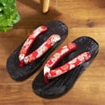 thumbnail image 4 of Zuecos de japonés Zapatillas Sandalias de interior libre para hombres y mujeres de uso roja 38 BLESIY Zapatillas de zueco, 4 of 8