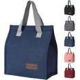 thumbnail image 1 of Lunch bag, Insulated Lunch Bag for Women Men Large Lunch Box Container Reusable Leakproof Tote for Office, Work, School, Beach or Travel (Minimalist B, 1 of 4
