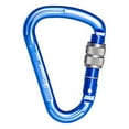 thumbnail image 1 of Wweixi Mousqueton 1/2/3 Résistant à l'Usure Technologie Avancée Grand Application Coloré Résistance aux Impacts Renforcée Pinces à Carabiner pour Extérieur Bleu 1 Pce, 1 of 6