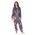 thumbnail image 2 of FORMRS Onesies Pajama for Adults Unisex Hoodie Winter Jumpsuit One Piece Sleepwear, Sizes S-2XL, Geometric Eagle, 2 of 7