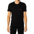 thumbnail image 2 of HUGO 3 Pack Lounge Crew T-Shirts, Black, 2 of 6