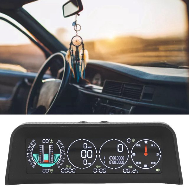 Clinómetro Para Coche, Pantalla HUD Inteligente, Velocidad OBD, Temperatura Del Agua, Alarma De Exceso De Velocidad, Detección De Luz Universal