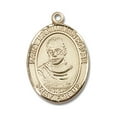 thumbnail image 2 of 14kt Yellow Gold St. Maximilian Kolbe Medal 3/4 x 1/2 inches, 2 of 2