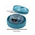 thumbnail image 2 of Glitter Dumpling Squishy Shark Bun Slow Rising Toys, Fidget Toys with Steamer Basket 3.35 Inches for Adult Desk Play, 2 of 2