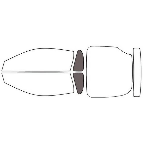 Avery Dennison NR Nano Ceramic IR Window Tint Kit Compatible with Honda Cr-Z 2011-2015 - Back Precut