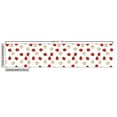 thumbnail image 2 of Ambesonne Fruits Fabric by the Yard Upholstery, Vibrant Fruit Slices, 3 Yards, Eggshell Red, 2 of 4