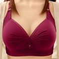 thumbnail image 3 of Levmjia Women's Bra 2pc Solid Color Non Padded Wirefree Underwear Comfortable Support Breathable Seamless Underwire Free Everyday Daily Wear, 3 of 6