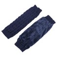 thumbnail image 4 of RUISINERY Knitted Leg Warmer Women Balletcore Long Leg Warmer with Furry Liner for Girls Balletcore Stockings Wrist Warmer Gloves, 4 of 7