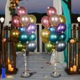 thumbnail image 2 of MesaSe Kit de Support de Ballon avec Lumières Support de Ballon Décoration Support de Ballon en Latex Réutilisable Support de Table pour Ballon Support de Colonne de Ballon Durable Kit de Support de Ballon, 2 of 9