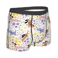 thumbnail image 4 of Haiem Floral Puppy Men's Boxer Briefs, Every Day Comfort Stretch Cotton Moisture-Wicking Underwear-Medium, 4 of 8
