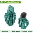 thumbnail image 5 of Unique Bargains Gear Shift Knob Cover Car Shift Knob Hoodie Green Polyester 6.3"x5.12" Digital Printing, 5 of 6