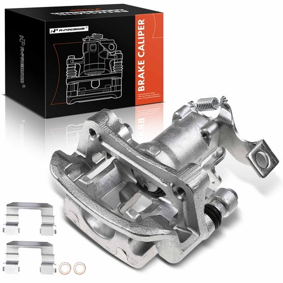 A-Premium Disc Brake Caliper with Bracket Assembly Compatible with Kia Soul 2014-2018 L4 1.6L 2.0L Rear Right Passenger