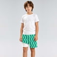 thumbnail image 2 of sususu Boys Swim Trunks with Compression Liner 2 in 16 Quick-Dry Swim Shorts Men Board Shorts Swimwear for Swimming Beach Mint Green 3-4 Years, 2 of 5